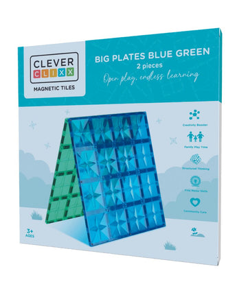 Big Plates Blue Green | 2 Stuks