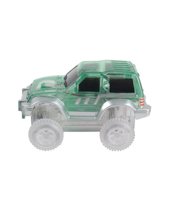 Race Track Car Pastel Groen