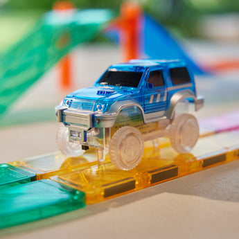 Race Track Car Blue