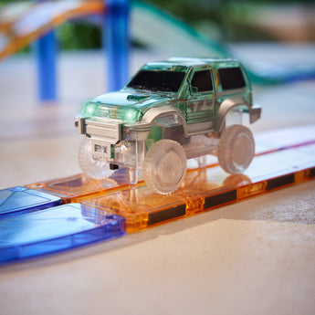 Race Track Car Pastel Green