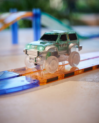 Race Track Car Pastel Groen
