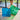 Big Plates Blue Green | 2 Stuks