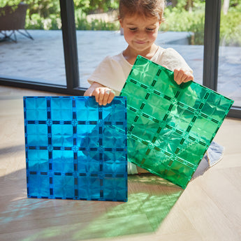 Big Plates Blue Green | 2 Stuks