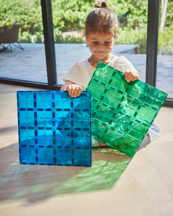 Big Plates Blue Green | 2 Stuks